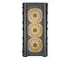 A computer case with three illuminated fans on the front. Produktbild-Vorschau