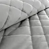 Plaid en velours de haute qualité RIA6 argent 200x220 cm Voir les images du produit 5
