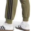 adidas Herren Essential Three Stripes Fleece Pants, Olive Produktbild-Vorschau 9