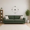 Wanduhr groß XXL 3D selbstklebend schwarz modern DIY 40-70 Produktbild-Vorschau 3