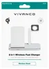 ViVanco™2 in 1 Wireless Fast Charger, Drinnen, USB, 1 m, Produktbild-Vorschau 6