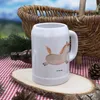 Mr. & Mrs. Panda Krug Pferd Springen - Weiß - Geschenk, Produktbild-Vorschau 3