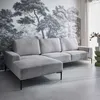 sweeek - 3-Sitzer-Sofa mit Stoffbezug - Recamiere links - Produktbild-Vorschau 6