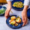 YEZEY Kombinovaná jedálenská súprava Kameninový riad 18 Náhľad obrázku produktu 6