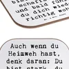 Mr. & Mrs. Panda Untersetzer Glas Spruch Heimweh überwinden Produktbild-Vorschau 5