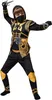 Goldenes Ninja Kostüm für Kinder Large 10-12 Jahre Produktbild-Vorschau 4