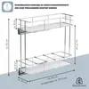 coulisse d'armoire télescopique bremermann, panier Voir les images du produit 6
