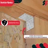 KOTARBAU® Hoekverbinder, hoek voor zware lasten, 60 x 60 x Productafbeelding-voorbeeld 2