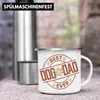 Trendation - Bester Hundepapa Ever Emaille Tasse Hunde Papa Produktbild-Vorschau 3