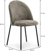 Essgruppe GUARDA Set mit 4 Stühlen und Tisch 160x75 cm, Produktbild-Vorschau 8