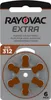 Rayovac Extra Advanced Gr. 312 - 6er Blister Produktbild-Vorschau 2