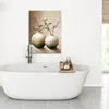 MuchoWow® - Leinwandbilder - Blumen - Vase - Weiß - Produktbild-Vorschau 4