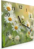Wanduhr aus Glas mit Motiv Blühende Gänseblümchen- 30 x 30 Produktbild-Vorschau 2
