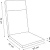 Schwienhorst Hochlehner-Auflage Bern 120 x 50 x 4 cm | 100% Produktbild-Vorschau 2