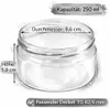 48 x 250ml Marmeladengläser Weckgläser Einweckgläser mit Produktbild-Vorschau 4