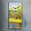 Wanduhr Leinwand Bild Uhr Geräuschlos 30x60 Landschafts Produktbild-Vorschau 2