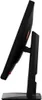 Side view of a black computer monitor on a stand. Voir les images du produit