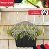 KOTARBAU® Jardinière Balcon Pot de fleurs mural 20x14cm H : Voir les images du produit 2