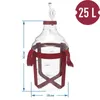 A 25-liter fermentation vessel with a red carrying harness and an airlock. Produktbild-Vorschau
