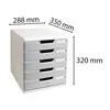 Exacompta Modulo A4, 5 geschlossene Schubladen, Office - Produktbild-Vorschau 3