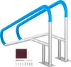 A product shot of pool handrails with accessories. Anteprima dell’immagine prodotto