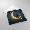 Bilder auf glas - Einteilig - Kinder Mädchen Mond - 40x40cm Produktbild-Vorschau 2