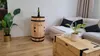 Bar in legno con porta e ripiano 80 cm Bar domestico con Anteprima dell’immagine prodotto 8