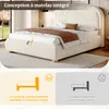 Boxspringbed 140 x 190 cm met hydraulische opbergruimte, Productafbeelding-voorbeeld 7