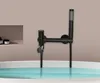 Badewannenarmatur Duschset Schwarz Wasserhahn Badewanne  Produktbild-Vorschau 1