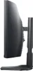 Side view of a black computer monitor on a stand. Voir les images du produit