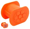 A bright orange sausage maker tool is shown against a white background. Anteprima dell’immagine prodotto