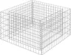 vidaXL Gabionové zvýšené lůžko z pozinkované oceli 90 × 90 Náhled obrázku produktu 1