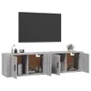 TV-Wandschränke 2 Stk. Grau Sonoma 80x34,5x40 cm , Produktbild-Vorschau 3