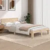 vidaXL Massivholzbett ohne Matratze 120x200 cm Kiefernholz Produktbild-Vorschau 2