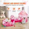 SucceBuy 3-in-1-Spielzelt für Kinder mit Tunnel für Mädchen Produktbild-Vorschau 4