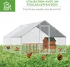 PawHut Enclos poulailler chenil volière extérieur 24 m² - Voir les images du produit 7
