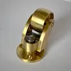 Roulettes 25mm en laiton massif pivotant à 360° - Roulettes Voir les images du produit 5
