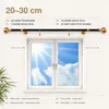 240 cm Dvojitá kovová garnýž 19 mm antická zlatá křišťálová Náhled obrázku produktu 12