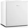 A white mini-refrigerator with the brand logo on the front. Produktbild-Vorschau