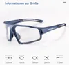ROCKBROS Photochrome Fahrrad Sonnenbrille Blau Radbrille Produktbild-Vorschau 6