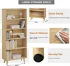 A collage of images showcasing a bookshelf and its features. Produktbild-Vorschau