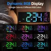 16" černé velké digitální nástěnné hodiny do obývacího Náhled obrázku produktu 2