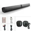 A product shot of a soundbar and its accessories, arranged in a collage. Produktbild-Vorschau
