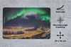 MuchoWow® Mauspad Mousepad Nordlichter - Grün - Lila - Produktbild-Vorschau 2