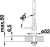 BLANCO CANDOR Armatur / Chrom / Festauslauf / Hochdruck Produktbild-Vorschau 17