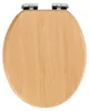 WENKO WC SITZ BUCHE NATUR Absenkautomatik Brillen Toiletten Produktbild-Vorschau 1