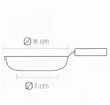 Ibili 450016, sartén de aluminio/acero inoxidable, 16 cm. Vista previa de la imagen del producto 2