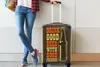 MuchoWow® Koffer Handgepäck Trolley Rollkoffer Kleine Produktbild-Vorschau 5