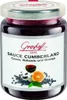 Verpackungsbild Grashoff Cumberland Sauce fruchtig frisch pikant mit Rotwein 200ml Produktbild-Vorschau