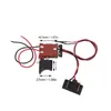 A product shot of a power tool trigger switch with dimensions indicated. Podgląd zdjęcia produktu